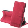 thumbnail image 4 of Wallet Case for iPhone 17 Pro Flip Phone Case with Card Slots, Cash Pocket, Kickstand, Magnetic Closure & Wrist Strap, TPU Soft Shell Cover Red, 4 of 6