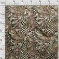 thumbnail image 3 of oneOone Georgette Viscose Brown Fabric Leaves Fabric For Sewing Printed Craft Fabric By The Yard 42 Inch Wide, 3 of 6