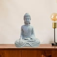 thumbnail image 3 of de Adorno de Buda Meditando, Escultura de Estatua de Buda , Decoración Interior / Exterior para , Jardín, Patio, Cubierta, Porche, D Largo BLESIY pequeña estatua de buda, 3 of 8
