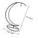 thumbnail image 2 of FESTFENDS 5Ud Soporte Para Macetas Colgantes De Metal Negro Para Interior, 2 of 8