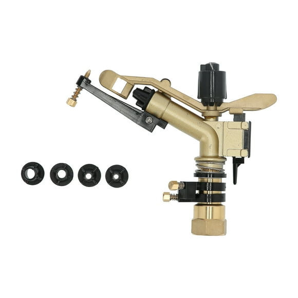 Impact Sprinkler, Watering Accessories High Performance Rotating Sprinkler Copper For Lawn For Agriculture For Irrigation For Green Belt