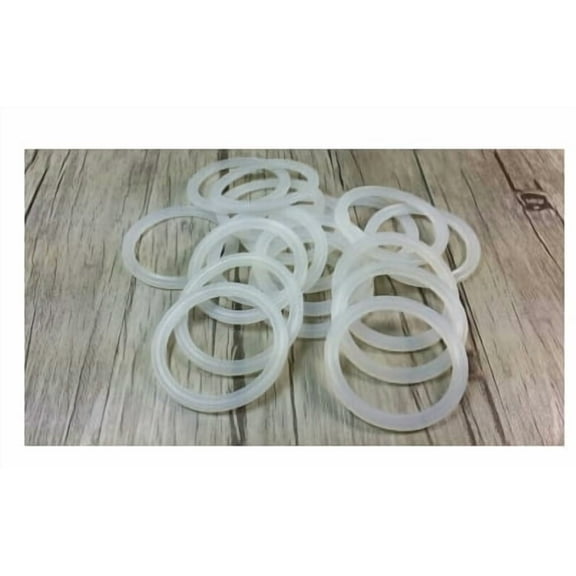 OUNONA 5-Pack Silicone Replacement Tumbler Lid Seals 2.36 Inch Resealable Gaskets for Sports Water Bottles and Travel Tumblers