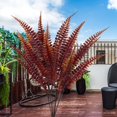 thumbnail image 6 of Artificial Fern Plants Faux Greenery Wall Decor Realistic Persian Leaf Plants for Indoor Outdoor Garden Patio Vertical Wall Decoration,1 Bundle,D, 6 of 6