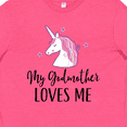 thumbnail image 4 of Inktastic My Godmother Loves Me Unicorn Youth T-Shirt, 4 of 5