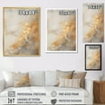thumbnail image 4 of Designart "Magic Of Gold And White Marble Geode IV" Abstract Marble Floater Framed Canvas Wall Art, 4 of 5