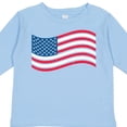 thumbnail image 4 of Inktastic Grunge American Flag Boys or Girls Long Sleeve Toddler T-Shirt, 4 of 5