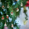 thumbnail image 5 of BKBP Mini Resin Christmas Ornaments Set,Rustic Christmas Decorations,Small Miniature Christmas Tree Ornaments - Santa Snowman Gingerbread Angel,Tiny Christmas Tree Decorations with Gift Box!, 5 of 5