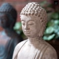 thumbnail image 2 of Serava Cement Meditating Buddha Figurine, 2 of 5