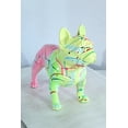 thumbnail image 6 of Nifao Colorful Splatter French Bulldog Resin Statue – Home Decor Sculpture, 11"L x 5"W x 10"H, 6 of 12