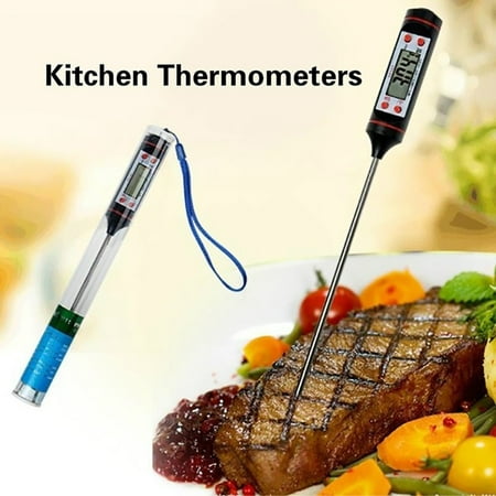 

Mairbeon Kitchen Electronic Digital Thermometer Cooking Food Probe for Meat Water Milk