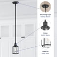 thumbnail image 3 of Prominence Home Lincoln Woods 1 Light Kitchen Island Linear Pendant Bar Light, 3 of 9