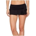 thumbnail image 3 of Women's Lauren Ralph Lauren LR7DA92 Beach Club Skirted Brief Swim Bottom (Black 14), 3 of 8