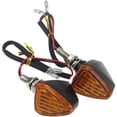 thumbnail image 3 of indicadores de motocicleta, 15 luces LED de señal de giro, 12 V, impermeables, universales para motocicleta, scooter, cuatriciclo, crucero, todoterreno (amarillo), 3 of 5