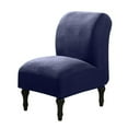 thumbnail image 2 of BOLLSLEY Slipper Chair Slipcover Stretch Armless Chair Accent Chair Cover, 2 of 6