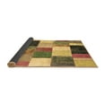 thumbnail image 2 of Ahgly Company Indoor Square Patchwork Brown Transitional Area Rugs, 5' Square, 2 of 4