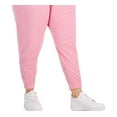 thumbnail image 3 of ID Ideology Off Duty Plus Size Jogger Pants Candy Pink Heather 3X, 3 of 3