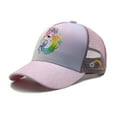 thumbnail image 1 of Waldeal Girls' Unicorn Trucker Hat, Adjustable Mesh Snapback Baseball Cap for Toddler Kids Children, 1 of 6