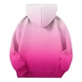 thumbnail image 5 of SERTG Kids Winter Top Gradient Glitter Casual Printed Hoodie Long Sleeves with Pockets Hoodie Top for Children 5-15 Years(Pink,9 Years), 5 of 5