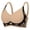 Khaki, variant on Womens Soft Wireless Bras， Comfortable Without Underwire Bralettes， Full Cup Seamless Everyday Bras