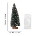 thumbnail image 3 of Christmas Decorations Outdoor Desktop Ornament Flocking Glue Bead Mini Desktop Christmas Tree Desktop dress up, 3 of 3