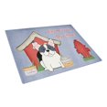 thumbnail image 1 of Caroline's Treasures BB2765LCB Dog House Collection Tabla de cortar de vidrio Piebald Bulldog francés, grande, multicolor Caroline's Treasures BB2765LCB, 1 of 1