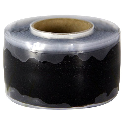 Iron Grip SBK110 Self-Fusing Silicone Repair Tape Black 1-Inch x 10-Feet 