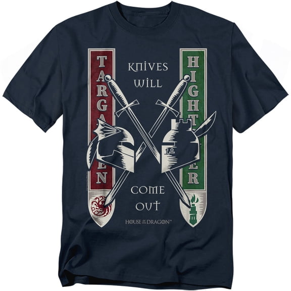 Game of Thrones T-Shirt Targaryen Hightower Face Off Unisex Graphic Tee For Men & Women