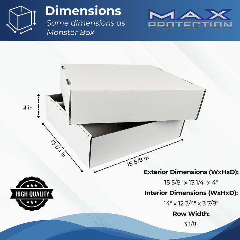 Sports Card Organizer Max Protection 5000 Count Card Storage Box ...