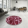thumbnail image 3 of Ahgly Company Indoor Rectangle Abstract Pale Violet Red Pink Abstract Area Rugs, 6' x 9', 3 of 6