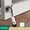 Silver, variant on Heavy-Duty Anti-Kick Door Wedge Door Holder - Drill-Free Safety Wedge for Indoor/Outdoor Use, Wall Protector, Available in Silver and Black