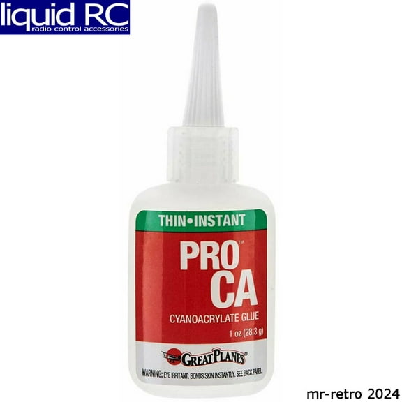 Great Planes MR6002 Pro CA Glue Thin 1 oz