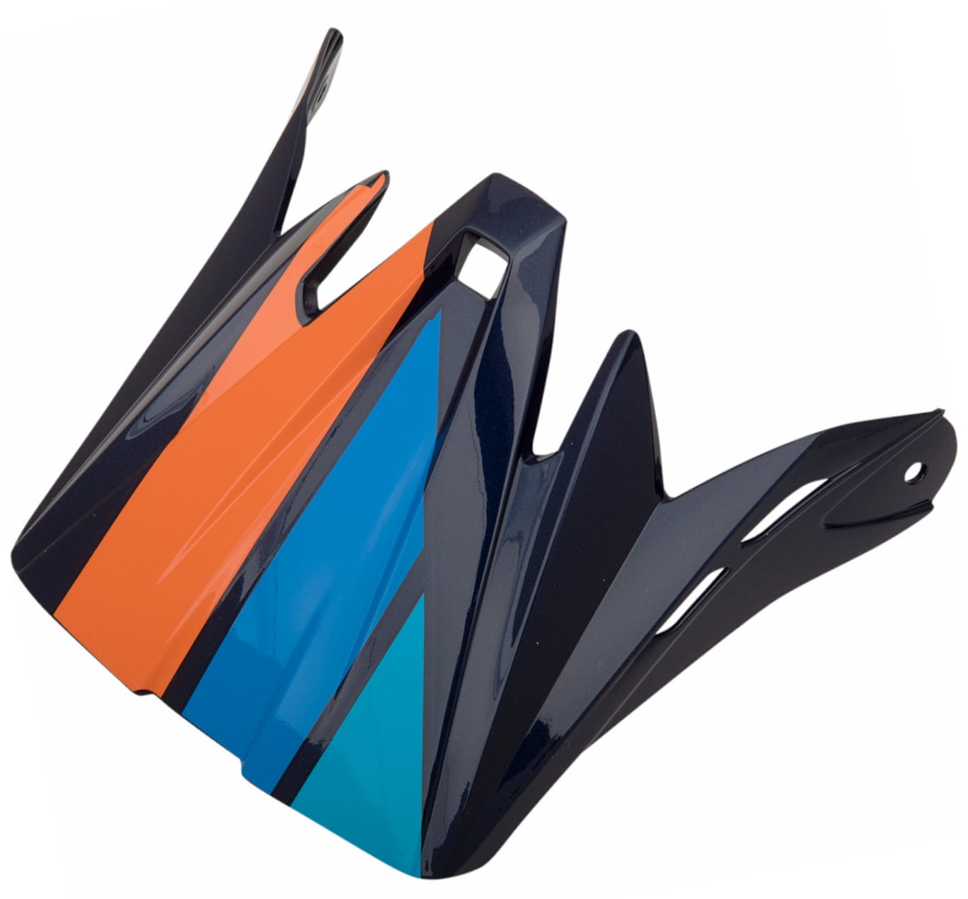 Z1R Rise Helmet Child Replacement Visor/Peak Evac Navy/Orange