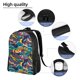 thumbnail image 5 of Fotbe Colorful Carp Streamer Mochila de Viaje para Laptop, Mochila Ejecutiva Delgada y Resistente 15.6", 5 of 8