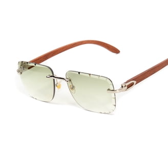 Ray-Ban “BILL” Sunglasses Transparent Brown Frame with Brown Gradient Lenses BILL ONE Sunglasses in Havana On Transparent Brown and Brown  main image 3