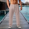 thumbnail image 2 of Kcolen Casual Pants for Men Men's Casual Trousers with Elastic Waist Relaxed Fit Lightweight Breathable for Daily Comfort Wear, 2 of 9