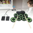 thumbnail image 1 of Ensemble de Batterie Électronique, Batterie Enroulable USB Portable 7 Pcs Prise Casque pour Extérieur, 1 of 7