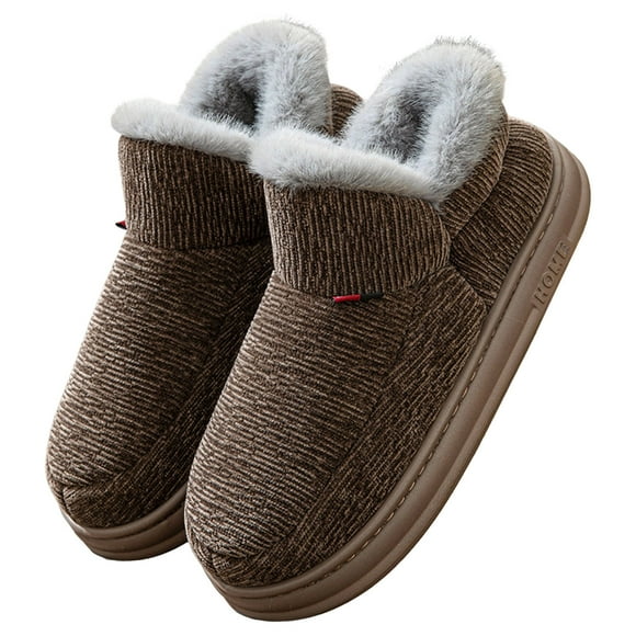 Adult Men's Winter Indoor Slippers Warm Soft Winter Slippers Men Winter Slippers Indoor Indoor Footwear Warm Indoor Slippers for Men 9.5
