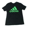 thumbnail image 6 of ADIDAS Mens Black Logo Graphic Classic Fit T-Shirt S, 6 of 6