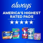 Always Daily Protect Panty Liners, Regular Length, Unscented, 48 Count