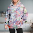 thumbnail image 2 of Bovemsi Sweatshirt for Women Fashion Spring Autumn Casual Long Sleeve Hoodies Sweatshirts Top Camo Hoodie, 2 of 9