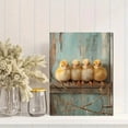 thumbnail image 2 of Qisvanset 12x16 Inch Yellow Chick Canvas Wall Art, Rustic Farm Animal Art Easter Spring Seasonal Wall Decor, 2 of 8