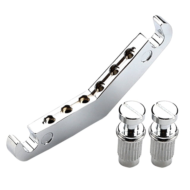 KAKOWELY electric guitar bridge Metal Electric Guitar Saddle Bridge Part Guitar Bridge Tailpiece Guitar Bridge Part Replacement For Acoustic And Classical Guitar