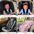 thumbnail image 4 of KUIFORTI Car Seat Sun Shade Cover Pink Axolotl Baby Car Seat Cover Heat & Sun Seat Reflector to Maintain a Cool Temperature for Baby Kids, 4 of 7