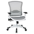 thumbnail image 1 of Managers White Office Chair with Padded Mesh Seat, 1 of 6