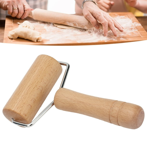 Rodillo De Madera, Rodillo De Pastelería Resistente Al Desgaste Elegancia Cómodo Ergonómico Para Masa De Pizza