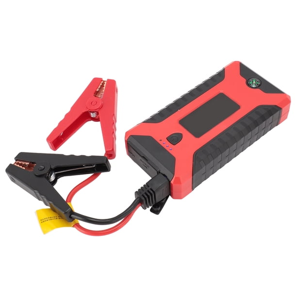 Arrancador De Batería De Coche, Paquete De Batería De 12 V, Caja De Salto, Carga Rápida USB3.0, Con Linterna LED, Luz Estroboscópica Y SOS, Para Camping, Exteriores,