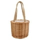 thumbnail image 1 of 1 PC Tarjeta de tejido Cesta de madera Cesta de almacenamiento Creativo Fruta Contenedor Picnic Suministro, 1 of 5
