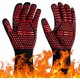 thumbnail image 1 of 1 pair Grill Gloves Heat Resistant Fire Resistant Oven Gloves Hand Protection Grill Gloves, Heat Resistant Oven Gloves for Grill, Oven,, 1 of 5