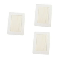 HINTRMENT Home Decoration Photo Frame Beige Wood 3Pcs 5.5X7.5In