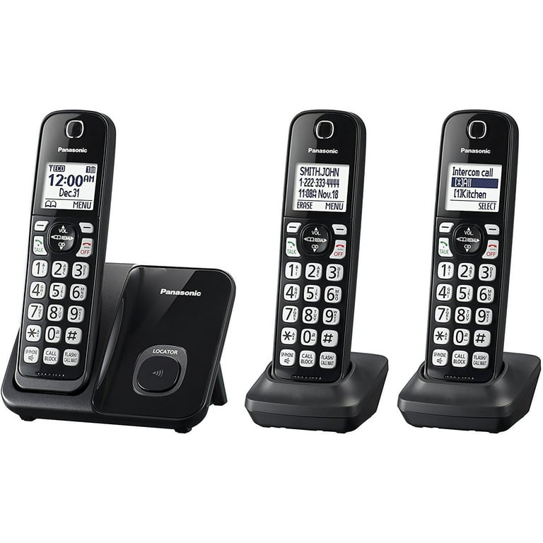 Panasonic KX-TGD513B Expandable Cordless Phone with Call Block - 3